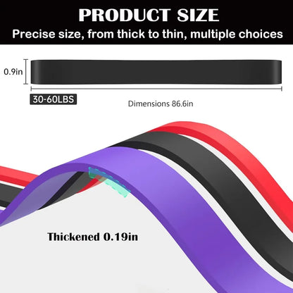 Pull Up Assistance Bands - Resistance Bands Set - Multi-Level Resistance, Fitness Band, Full Body Training, Suitable for Exercis